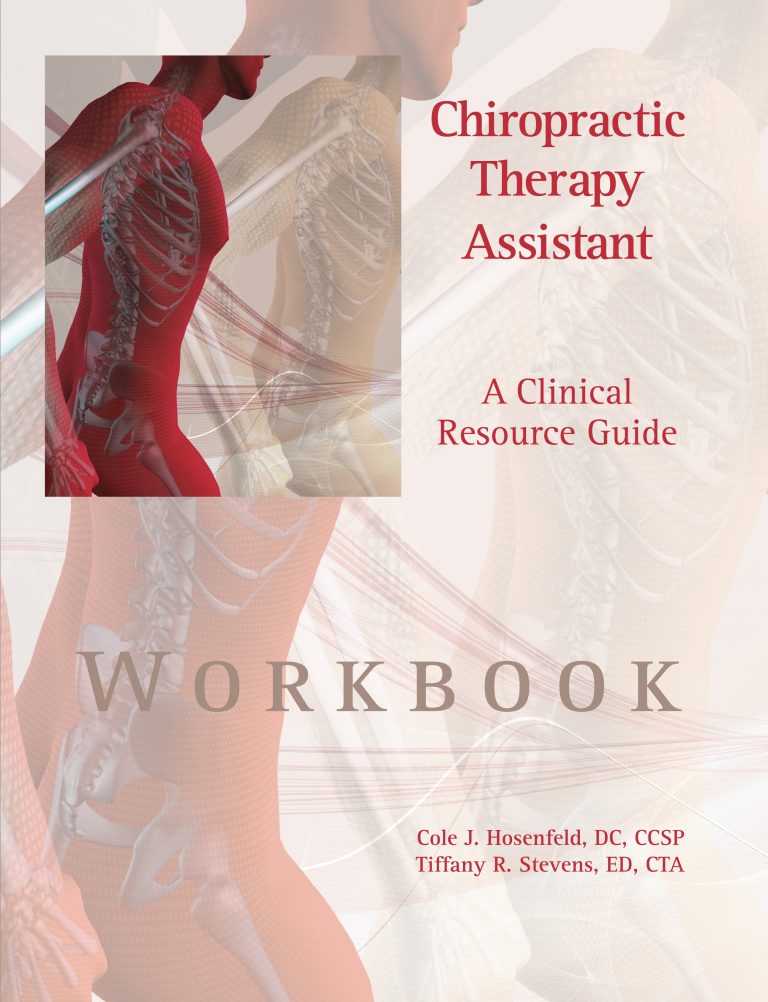 Chiropractic Therapy Assistant Workbook Cover